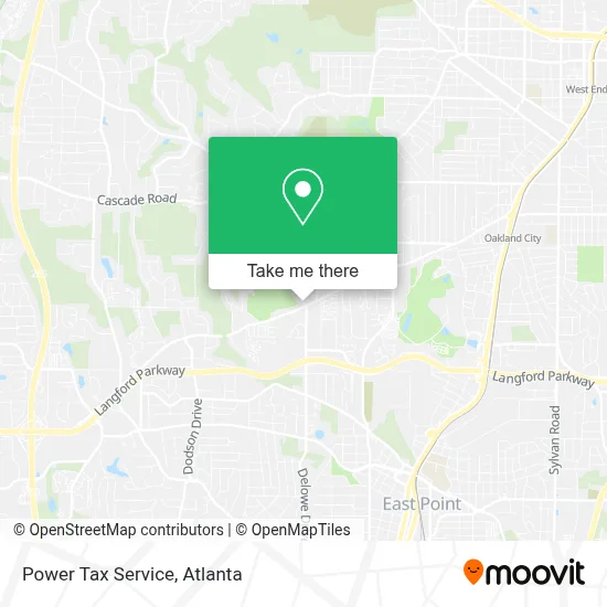 Power Tax Service map