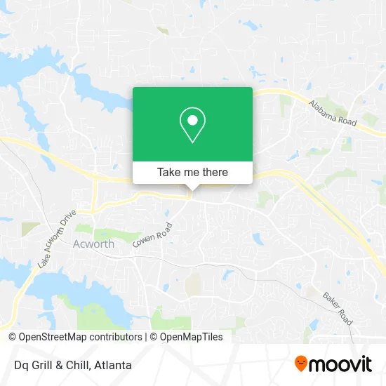 Dq Grill & Chill map
