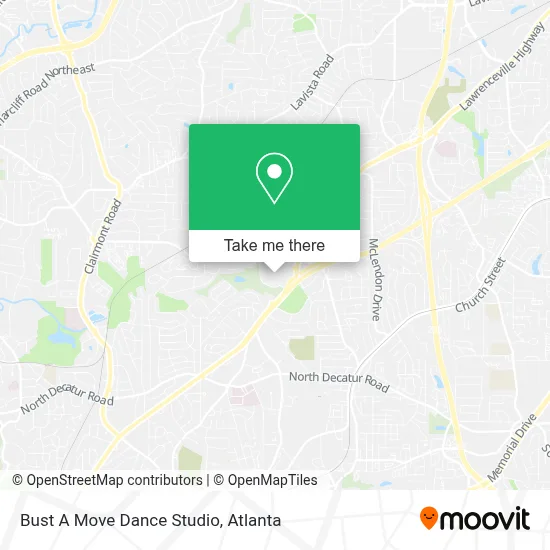 Bust A Move Dance Studio map