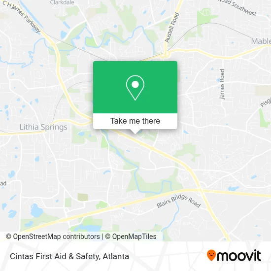 Cintas First Aid & Safety map