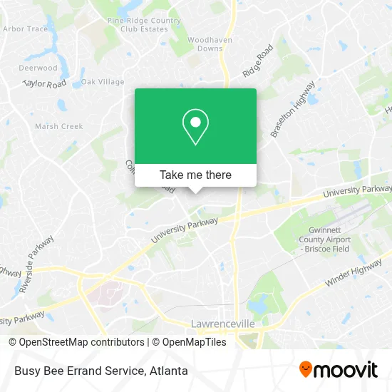 Busy Bee Errand Service map