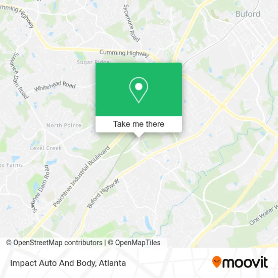 Impact Auto And Body map
