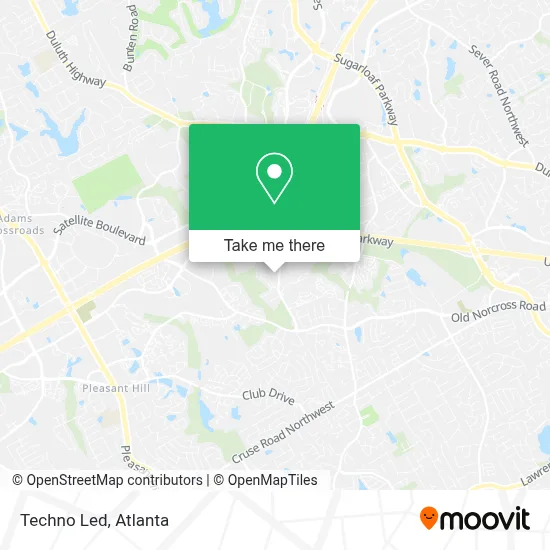 Techno Led map