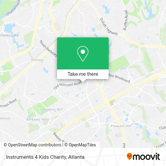 Instruments 4 Kids Charity map