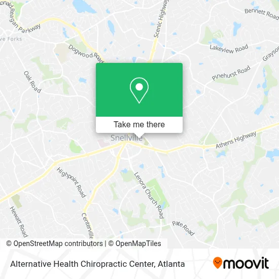 Alternative Health Chiropractic Center map