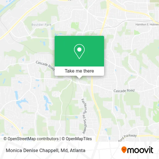 Monica Denise Chappell, Md map