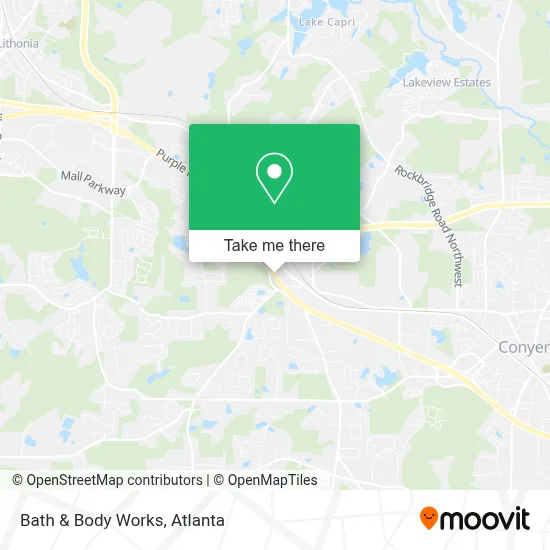Bath & Body Works map