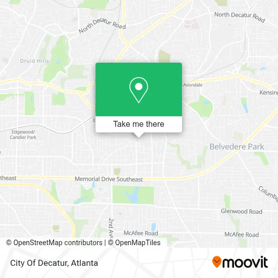 City Of Decatur map