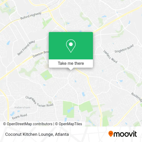 Coconut Kitchen Lounge map