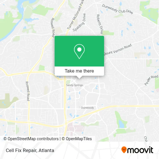 Cell Fix Repair map