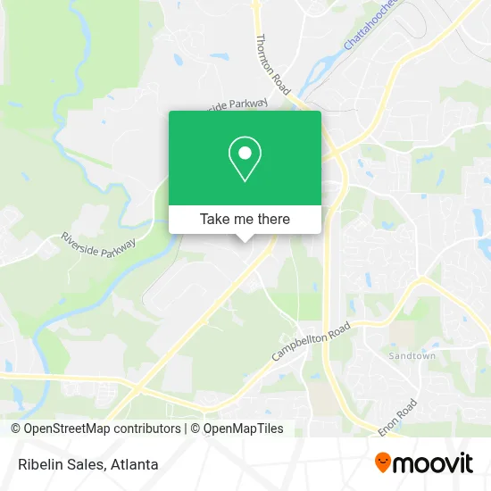 Ribelin Sales map