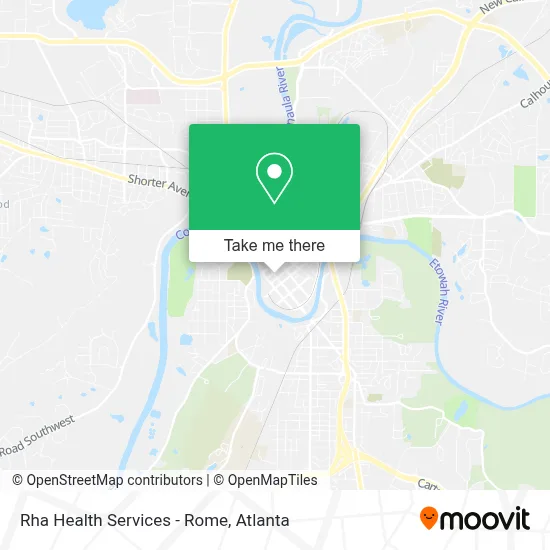 Rha Health Services - Rome map