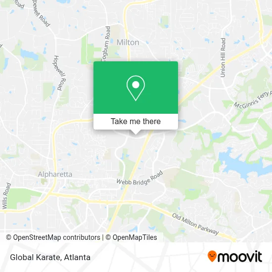 Global Karate map