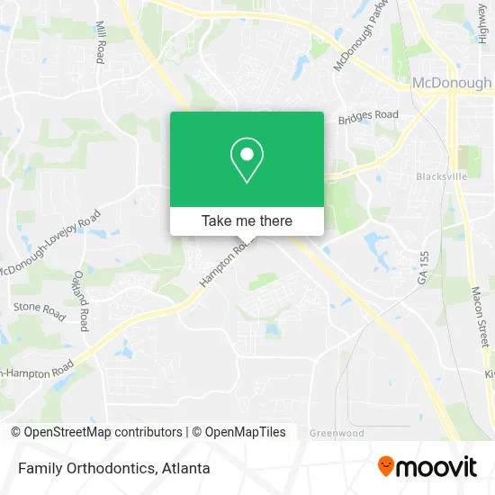 Family Orthodontics map