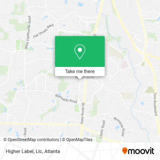 Higher Label, Llc map