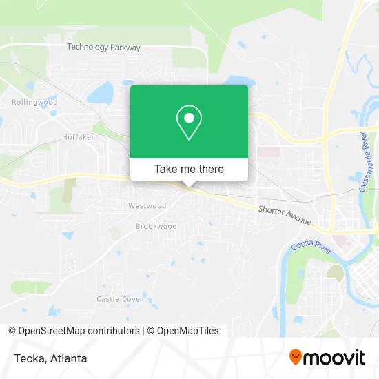 Tecka map