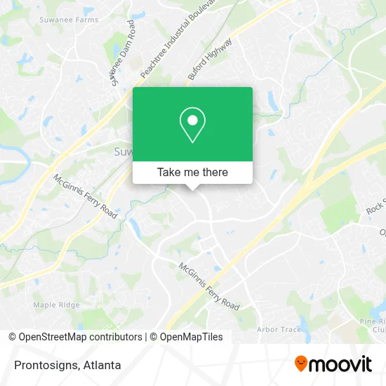 Prontosigns map