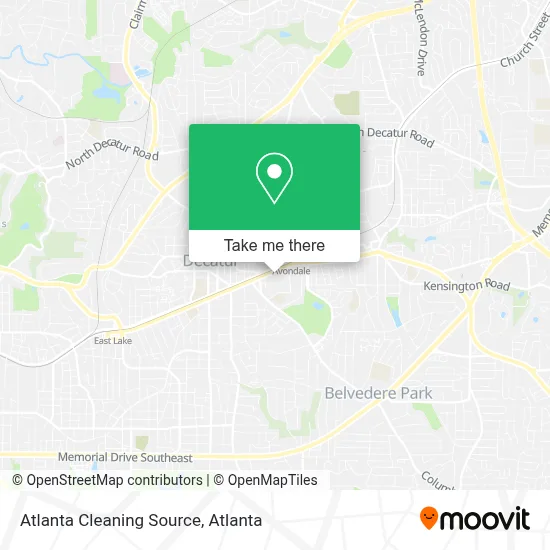 Atlanta Cleaning Source map