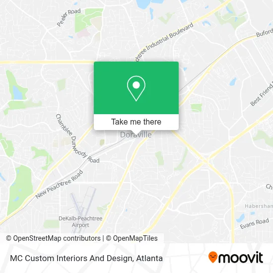 MC Custom Interiors And Design map