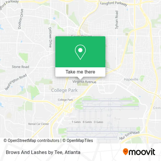 Brows And Lashes by Tee map