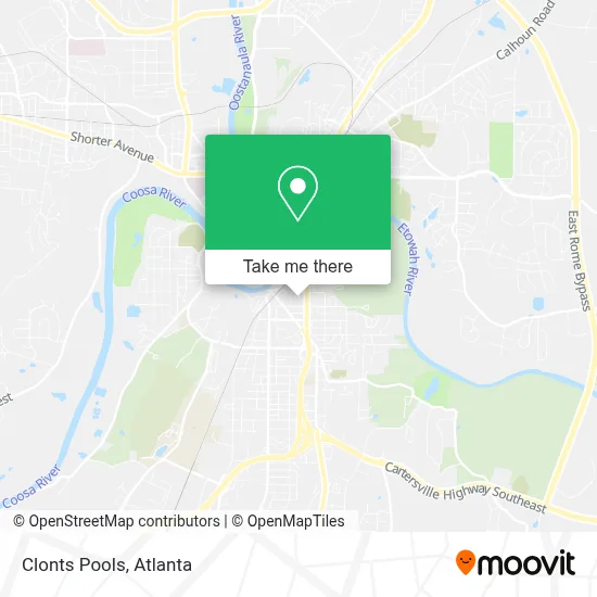 Clonts Pools map