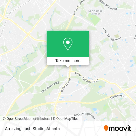 Amazing Lash Studio map