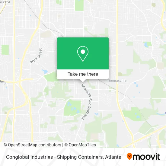 Conglobal Industries - Shipping Containers map