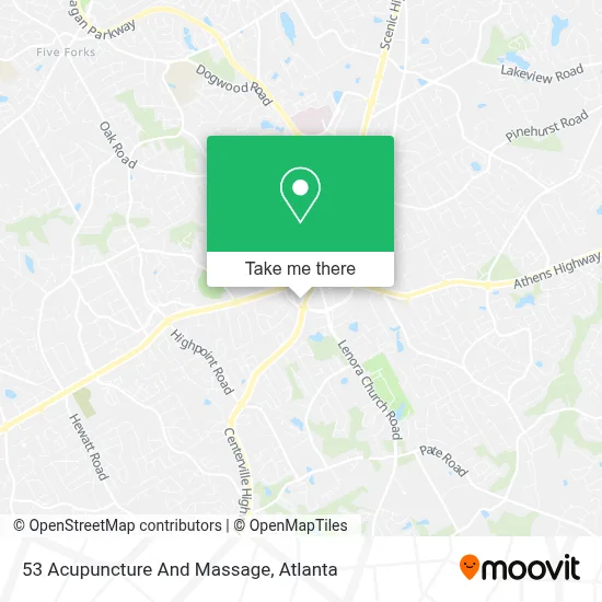 53 Acupuncture And Massage map