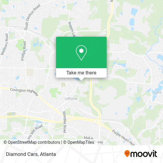 Diamond Cars map