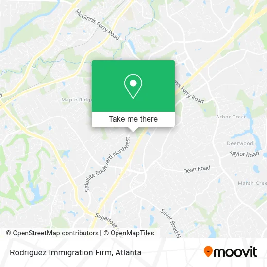 Rodriguez Immigration Firm map
