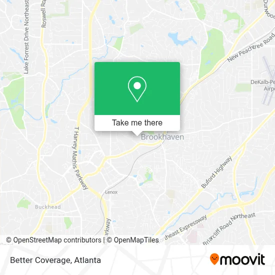 Better Coverage map