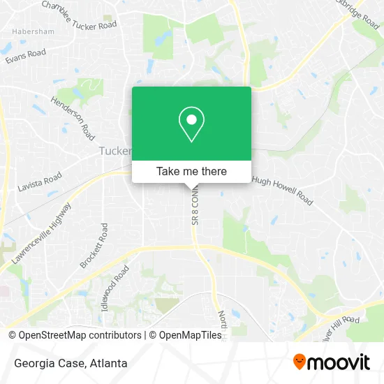 Georgia Case map