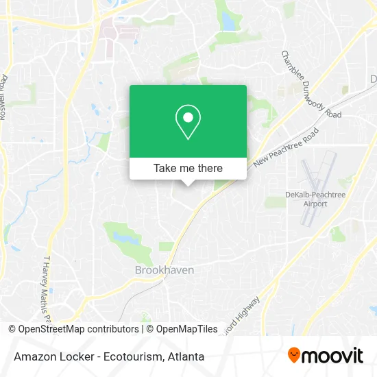 Amazon Locker - Ecotourism map