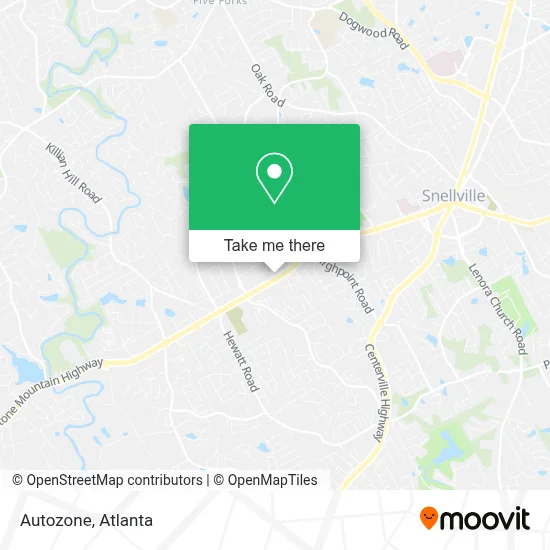 Autozone map