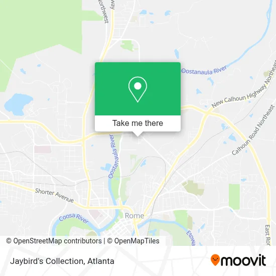 Jaybird's Collection map