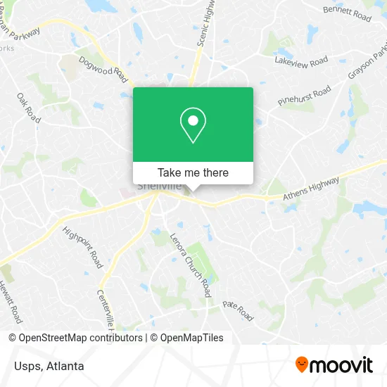 Usps map