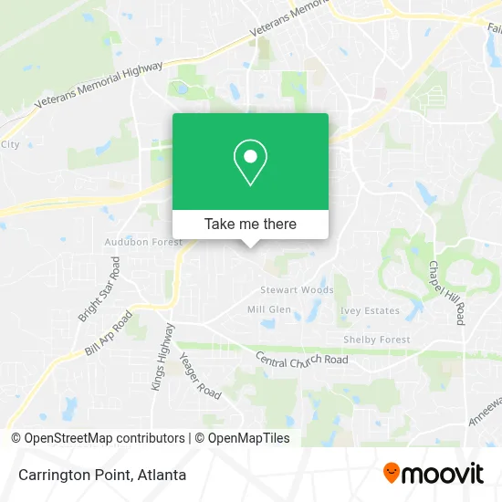 Carrington Point map