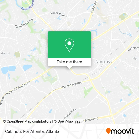 Cabinets For Atlanta map