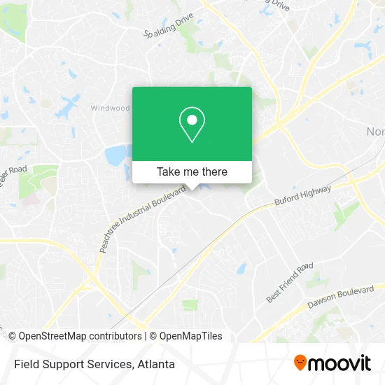 Field Support Services map