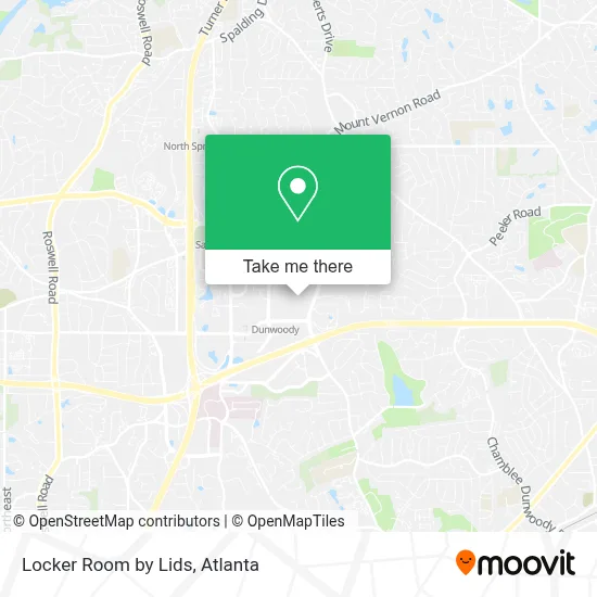 Locker Room by Lids map