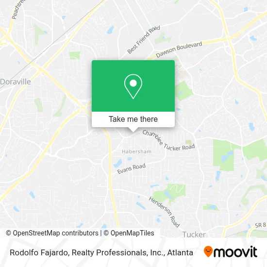 Rodolfo Fajardo, Realty Professionals, Inc. map