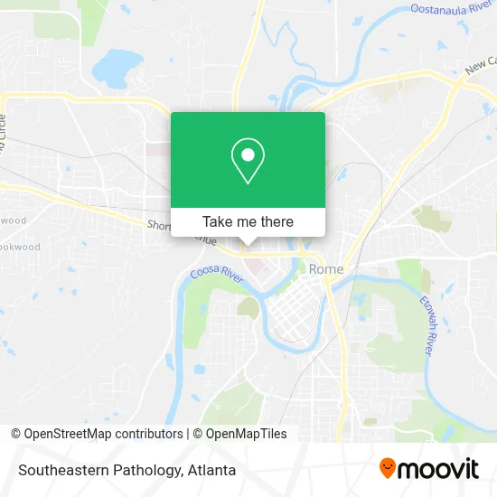 Southeastern Pathology map