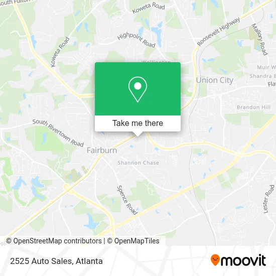 2525 Auto Sales map