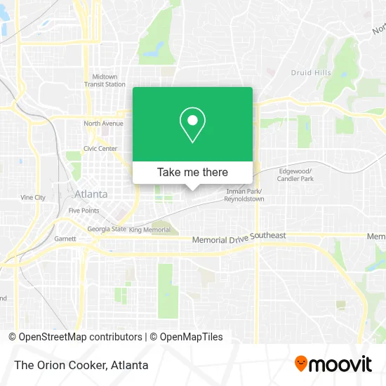 The Orion Cooker map