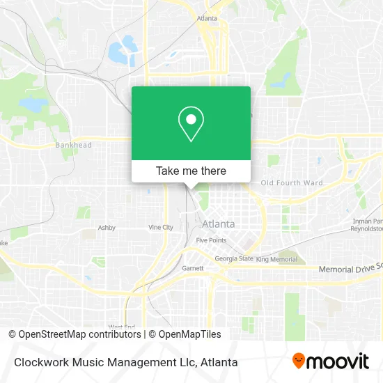 Clockwork Music Management Llc map
