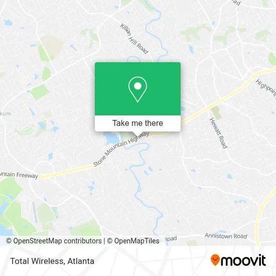 Total Wireless map