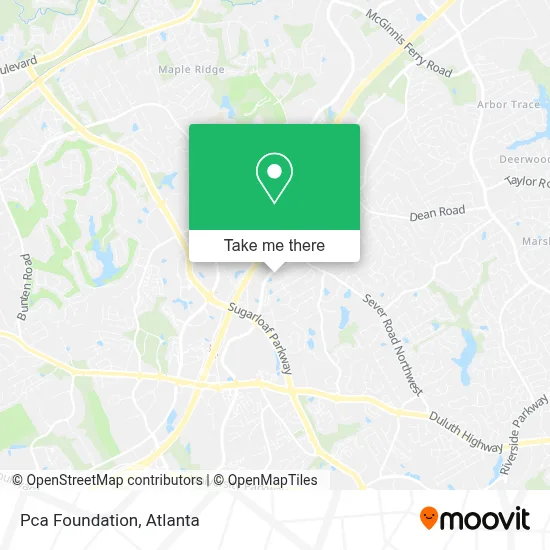 Pca Foundation map