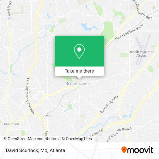 David Scurlock, Md map