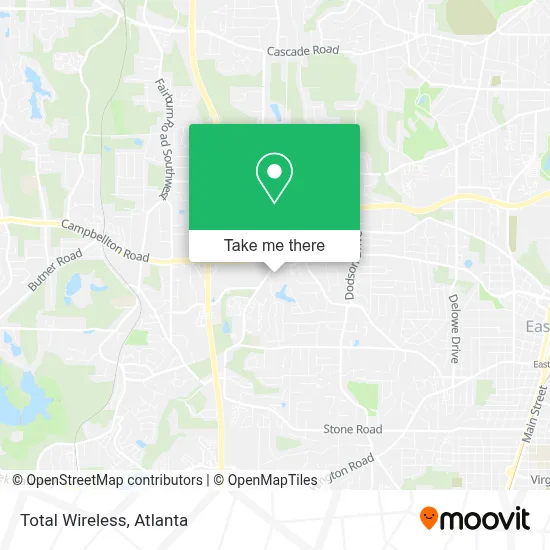 Total Wireless map