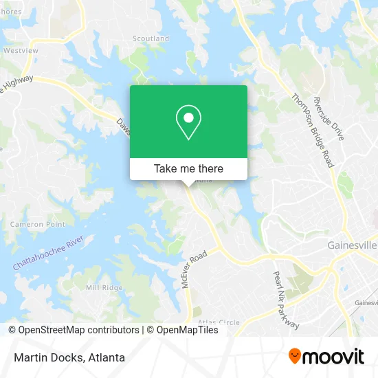 Martin Docks map